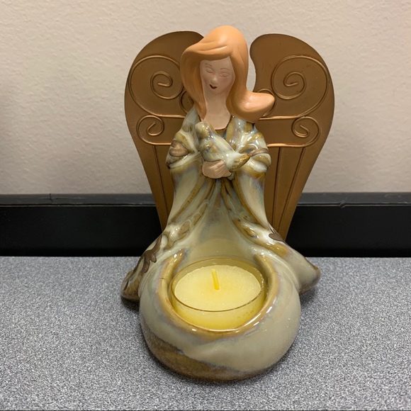 NWT Yankee Candle Holder Angel Christmas